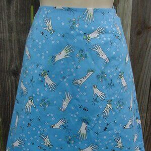 NWT Blue Gloves Skirt YUKA RESORT S 8